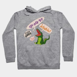 Hungry Gator Multilingual Hoodie